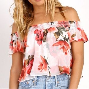 NWOT Show Me Your Mumu Tamale Top Romantic Rose